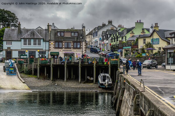 Colourful Mallaig Harbour Picture Board by John Hastings