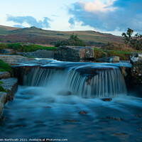 Buy canvas prints of Dartmoor Waterfall by Helen Northcott