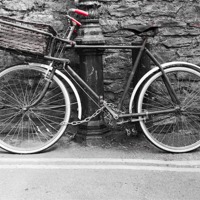 Buy canvas prints of Old Bicycle by Helen Northcott