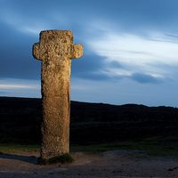 Buy canvas prints of  Nuns Cross at Sunset i by Helen Northcott