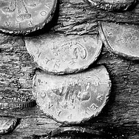 Buy canvas prints of Lucky Coins vi by Helen Northcott