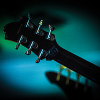 Buy canvas prints of Guitar Head by Helen Northcott