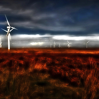Buy canvas prints of  Wind Farm by Jim Moran