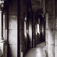 Buy canvas prints of Stone Corridor by Nick Hirst