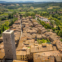 Buy canvas prints of San Gimignano by Nick Hirst