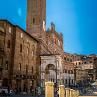 Buy canvas prints of Sienna Square by Nick Hirst