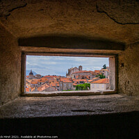 Buy canvas prints of Letterbox View of Dubrovnik by Nick Hirst