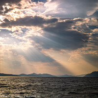 Buy canvas prints of Sunbeams over the Water by Nick Hirst