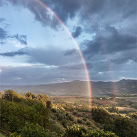 Buy canvas prints of End of the Rainbow by Nick Hirst