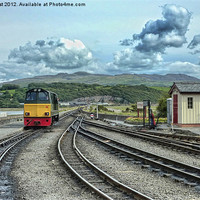 Buy canvas prints of Porthmadog Railway by Nick Hirst