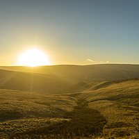 Buy canvas prints of Sunset on the Valley by Nick Hirst