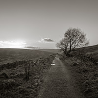 Buy canvas prints of Goyt valley path by Nick Hirst