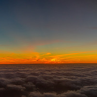 Buy canvas prints of Sunset behind the clouds by Nick Hirst