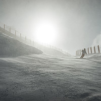 Buy canvas prints of Skiing through the Cloud by Nick Hirst