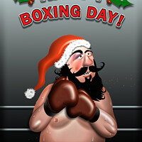 Buy canvas prints of HAPPY BOXING DAY! by Gary Barratt