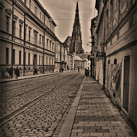 Buy canvas prints of Old Olomouc Czech Republic by Gary Barratt