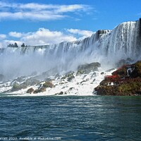 Buy canvas prints of Niagara Falls USA by Gary Barratt