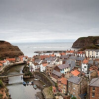 Buy canvas prints of Staithes Harbour by Adam Payne