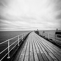 Buy canvas prints of Whitby Pier by Adam Payne