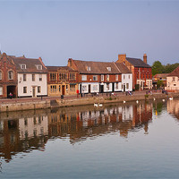 Buy canvas prints of St.Ives, Cambs River Quays by Adam Payne