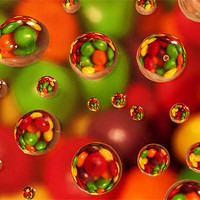 Buy canvas prints of The Skittles Effect by Adam Payne