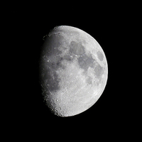 Buy canvas prints of Quite simply The Moon by Adam Payne
