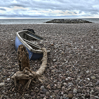Buy canvas prints of Abandoned Fishing Boat by Adam Payne