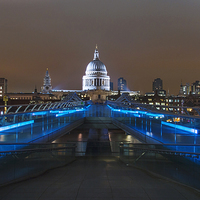 Buy canvas prints of Lighting the Way to St.Pauls by Adam Payne