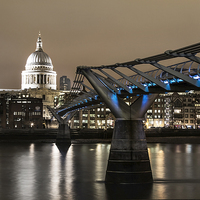 Buy canvas prints of Bridging the Gap to St.Pauls by Adam Payne