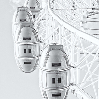 Buy canvas prints of London Eye Pods by Adam Payne