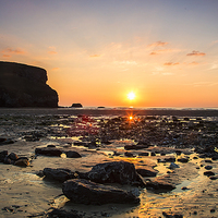 Buy canvas prints of  Sunset in Cornwall by Adam Payne