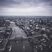Buy canvas prints of Londons Skyline from the Air by Adam Payne