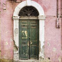 Buy canvas prints of Vintage door by Fine art by Rina