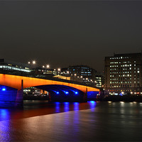 Buy canvas prints of London Bridge by Fine art by Rina