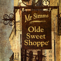 Buy canvas prints of Olde Sweet Shoppe by Fine art by Rina