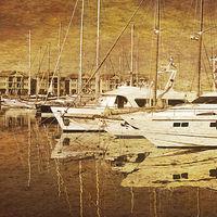 Buy canvas prints of Quay by Fine art by Rina