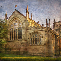 Buy canvas prints of  St Chad's Church, Rochdale by Fine art by Rina