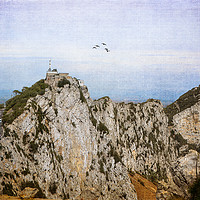 Buy canvas prints of Rock of Gibraltar by Fine art by Rina