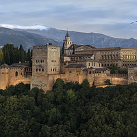 Buy canvas prints of Alhambra, Granada by Fine art by Rina