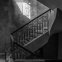 Buy canvas prints of The Staircase by Fine art by Rina