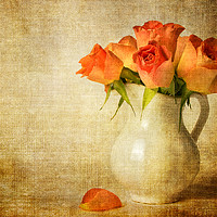 Buy canvas prints of Vintage Roses by Fine art by Rina