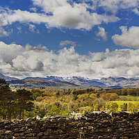 Buy canvas prints of Cumbrian Mountains by Maggie McCall