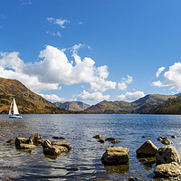 Buy canvas prints of Ullswater Panorama by Maggie McCall