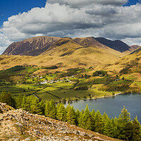 Buy canvas prints of Buttermere from Old Burtness by Maggie McCall