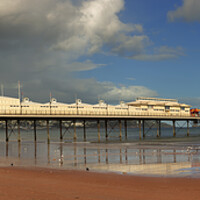 Buy canvas prints of Paignton Pier Devon by Maggie McCall