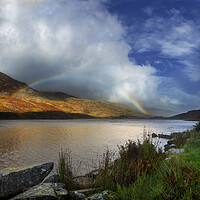 Buy canvas prints of Llyn Ogwen, Snowdonia National Park, Wales by Maggie McCall