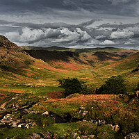Buy canvas prints of Far Easdale Valley and Gill, Grasmere, Cumbria by Maggie McCall
