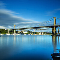 Buy canvas prints of Tamar Bridge, Saltash, Cornwall  by Maggie McCall