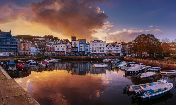 Dartmouth Harbour, Devon, Framed Mounted Print by Maggie McCall