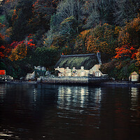 Buy canvas prints of Smugglers  Cottage, Dittisham , South Devon, by Maggie McCall